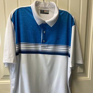 Callaway White Golf Polo